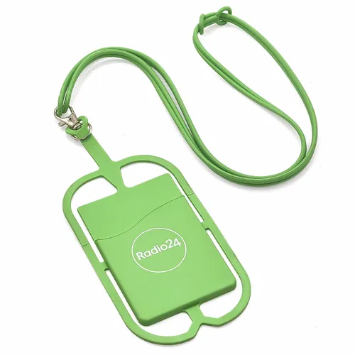 Lanyard Silicone Phone Wallet Holder - Custom Stickers Now