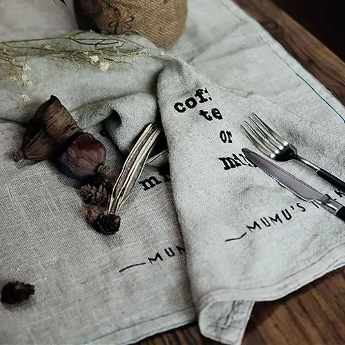 Linen Towels - Custom Stickers Now