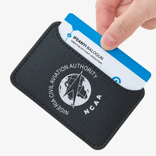 Leather Phone Wallet with Side Slit - Custom Stickers Now