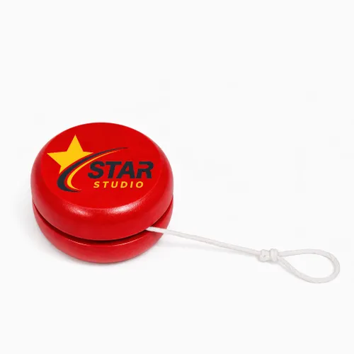 Wooden YoYos - Custom Stickers Now