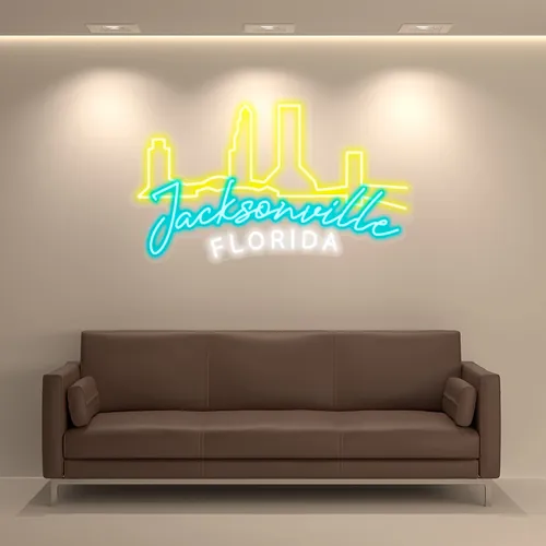 Custom Neon Signs In Jacksonville, FL - Custom Stickers Now