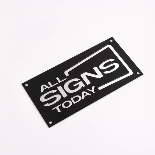Engaraved Acrylic Sign - Custom Stickers Now