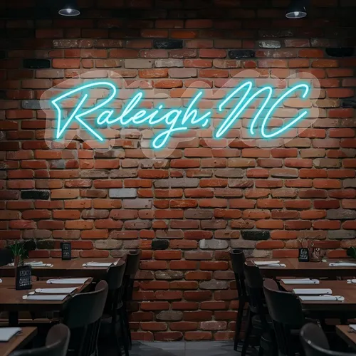 Custom Neon Signs In Raleigh, NC - Custom Stickers Now