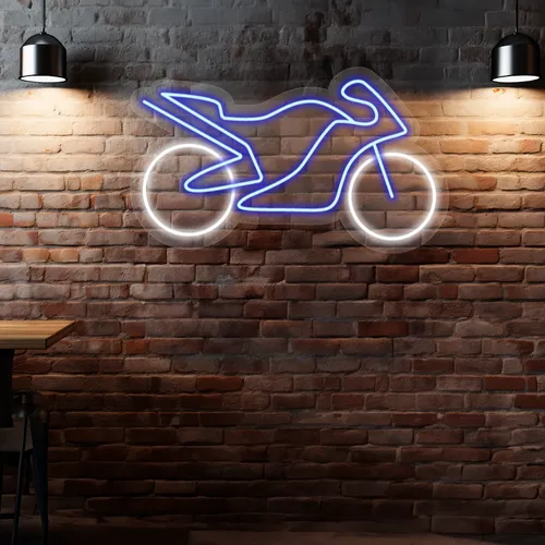 Custom Motorcycle Neon Signs - Custom Stickers Now