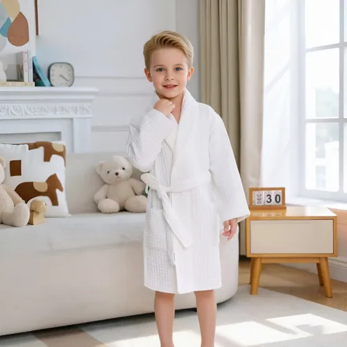 Custom Kids Waffle Robes - Custom Stickers Now