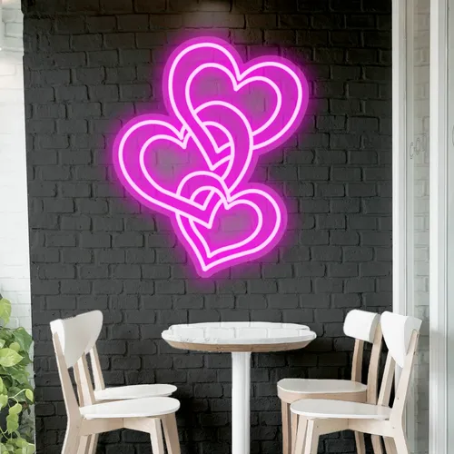 Custom Pink Neon Signs - Custom Stickers Now
