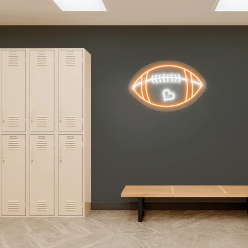 Custom Football Neon Signs - Custom Stickers Now