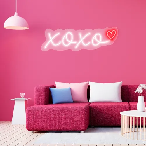 Custom XOXO Neon Signs - Custom Stickers Now
