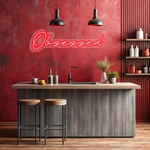 Custom Neon Word Signs - Custom Stickers Now