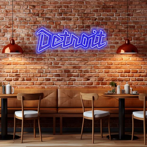 Custom Neon Signs Detroit - Custom Stickers Now