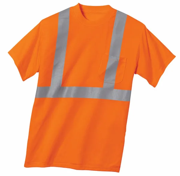 CornerStone - ANSI 107 Class 2 Safety T-Shirt. CS401 - Custom Stickers Now