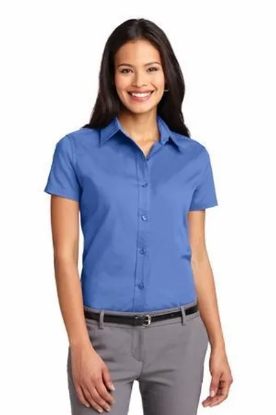 Port Authority Women's Short Sleeve Easy Care Shirt. L508 - Custom Stickers Now