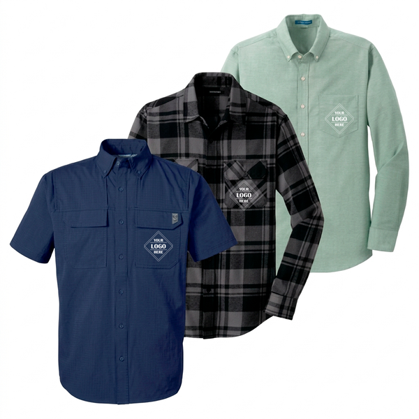Woven Shirts - Custom Stickers Now