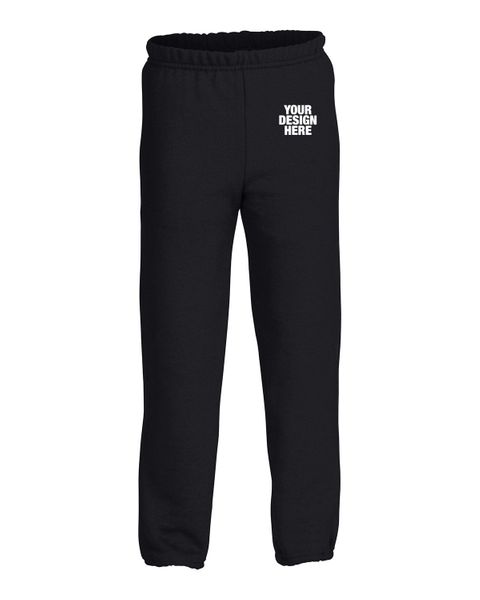 Gildan Youth Heavy Blend 8 oz., 50/50 Sweatpants - Custom Stickers Now
