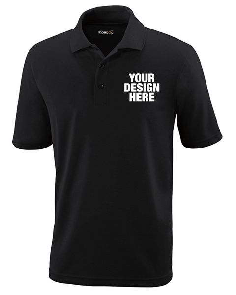 CORE365 Men's Origin Performance Piqu Polo - Custom Stickers Now