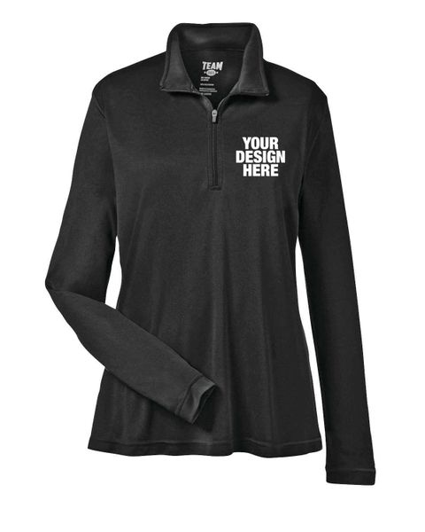 Team 365 Ladies' Zone Performance Quarter-Zip - Custom Stickers Now