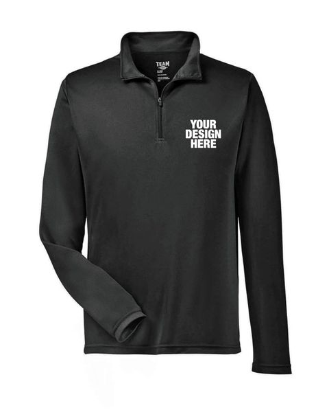 Team 365 Men's Zone Performance Quarter-Zip - Custom Stickers Now