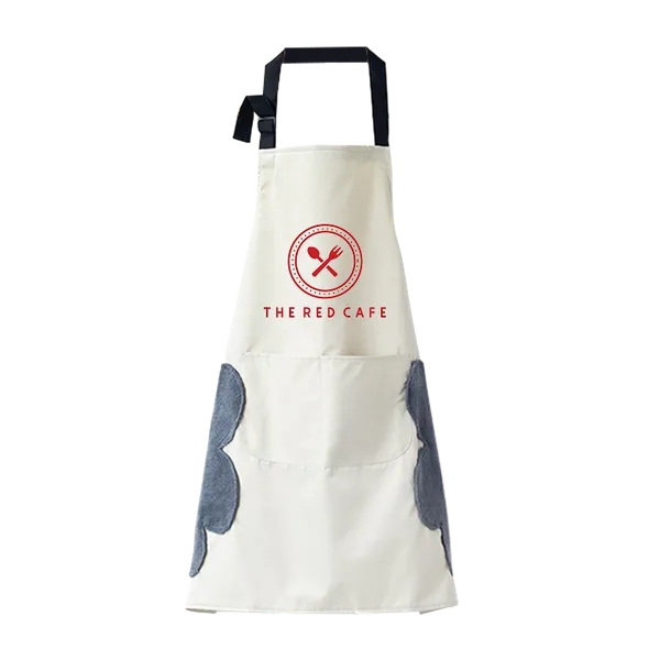 Pure Color Hand Wiping Apron - Custom Stickers Now
