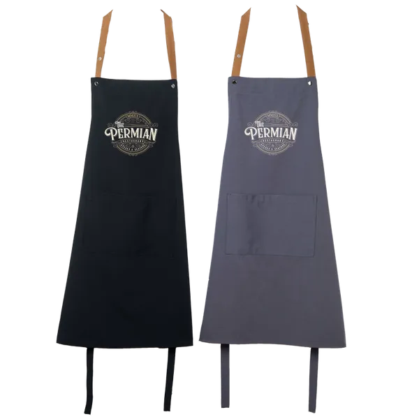 Denim Canvas Custom Made Apron - Custom Stickers Now