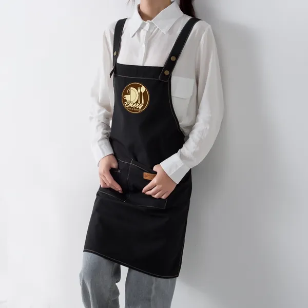 Strap Canvas Apron - Custom Stickers Now