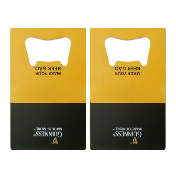 Two-Tone Card Bottle Opener - Custom Stickers Now