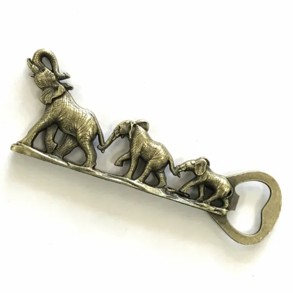 3D Elephants Bottle Opener - Custom Stickers Now