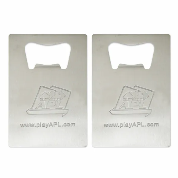Standard Card Shape Bottle Opener - Custom Stickers Now