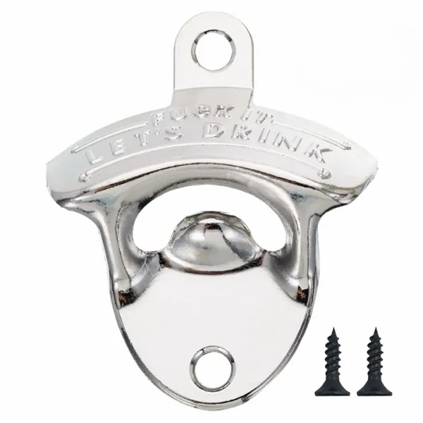 Shining Silver Bottle Opener - Custom Stickers Now