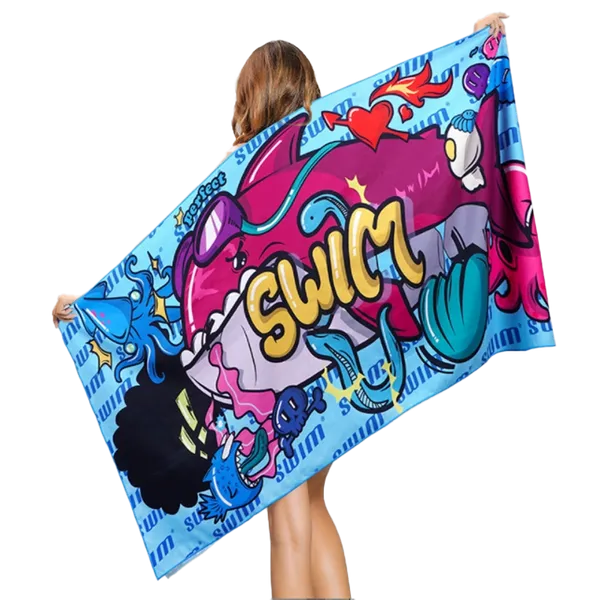 Custom Beach & Pool Towels - Custom Stickers Now
