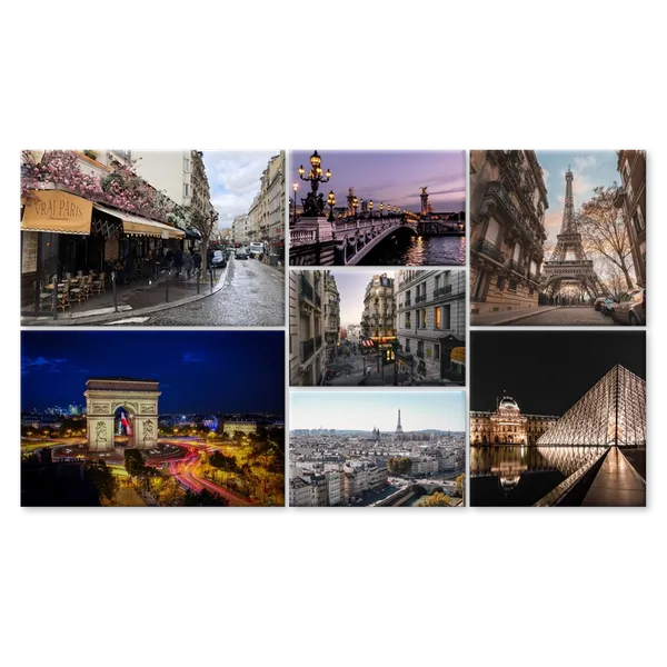 7-Panel Display - Custom Stickers Now