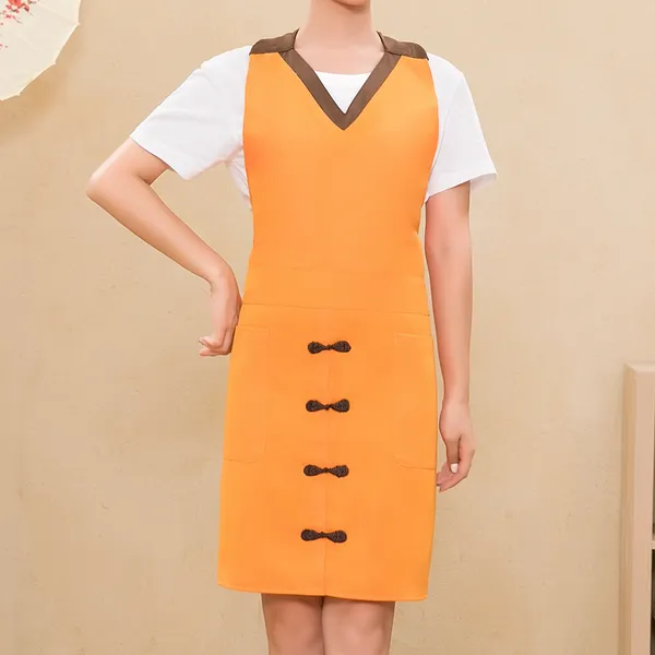 Modern Bungalow Polyester Apron - Custom Stickers Now