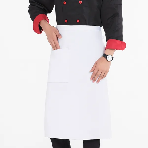 Long Mid-waist Polyester Apron - Custom Stickers Now