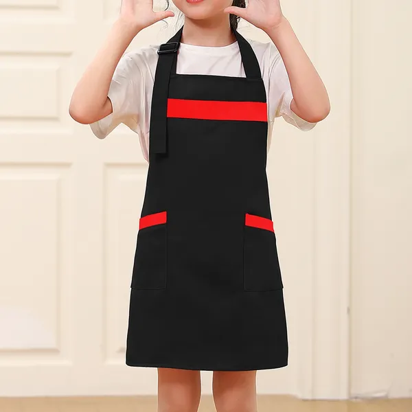 Kids Tiny Cotton Neck Strap Apron - Custom Stickers Now