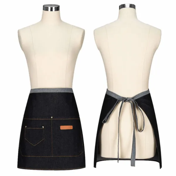 Half Waist Denim Apron - Custom Stickers Now