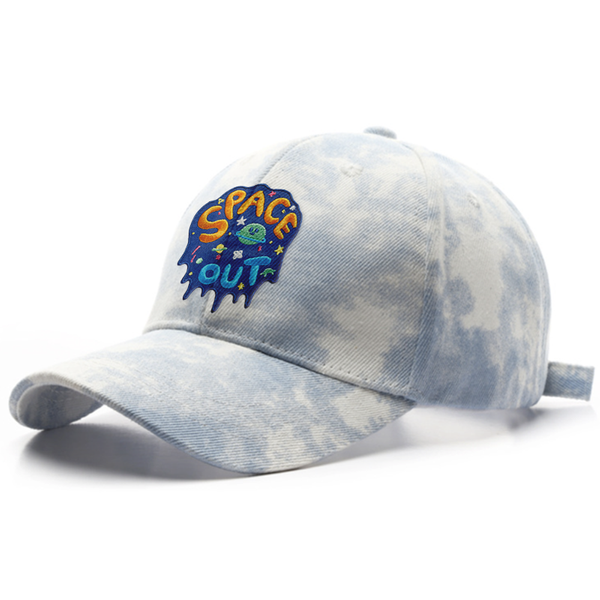 Tie-Dye Cotton Baseball Cap - Custom Stickers Now