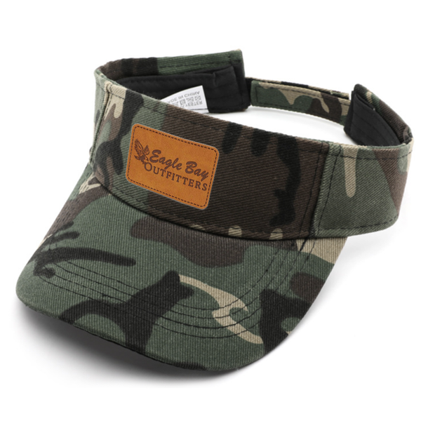 Unisex Polyester Camouflage Visor - Custom Stickers Now