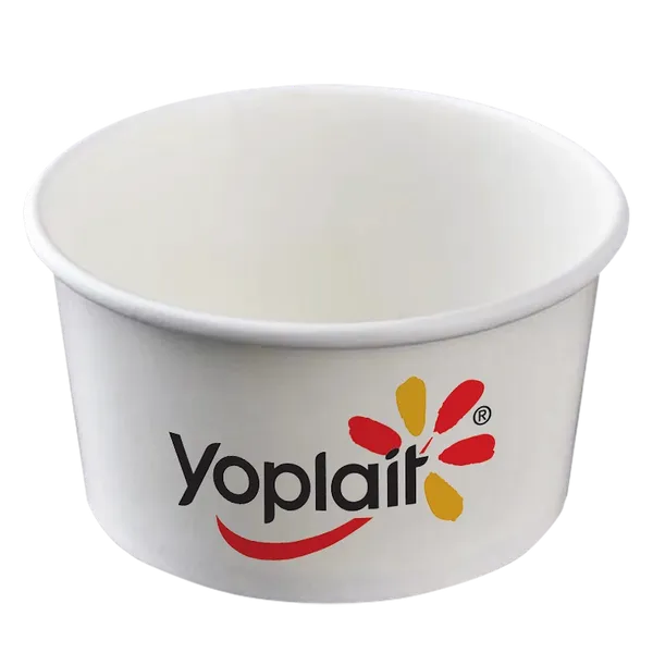 Paper Yogurt Cup - Custom Stickers Now