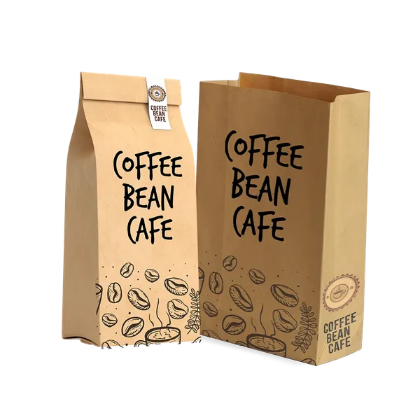 Kraft Paper Food Bag - Custom Stickers Now