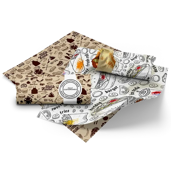 Food Wrapping Paper - Custom Stickers Now