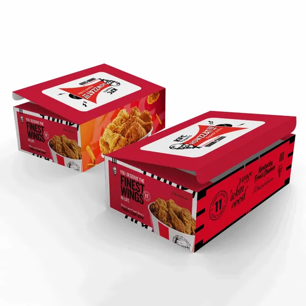 Fried Food Box - Custom Stickers Now