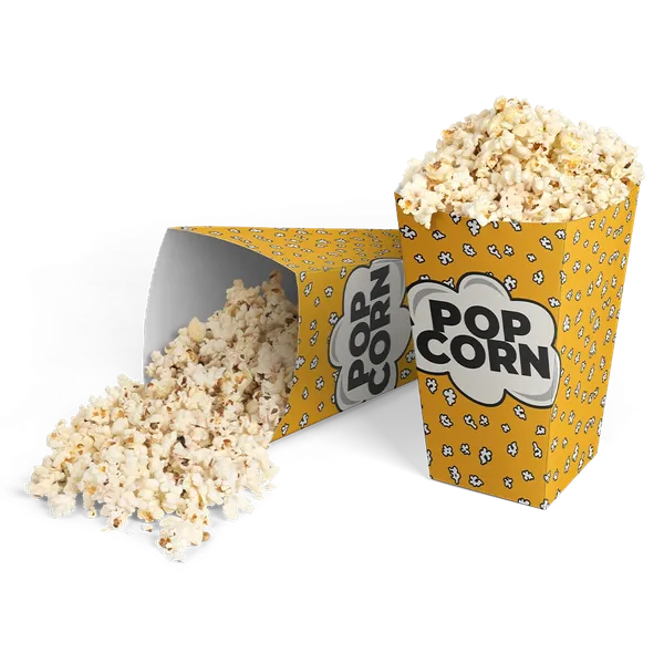 Popcorn Box - Custom Stickers Now