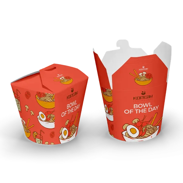 Noodle Container - Custom Stickers Now