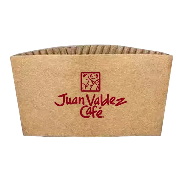 Corrugated Coffee Cup Sleeve - Custom Stickers Now