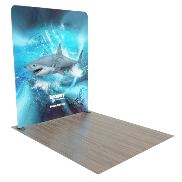 Custom Backlit Trade Show Display Tension Fabric 8' x 8' - Custom Stickers Now