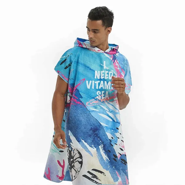 Custom Hooded Beach Towels - Custom Stickers Now