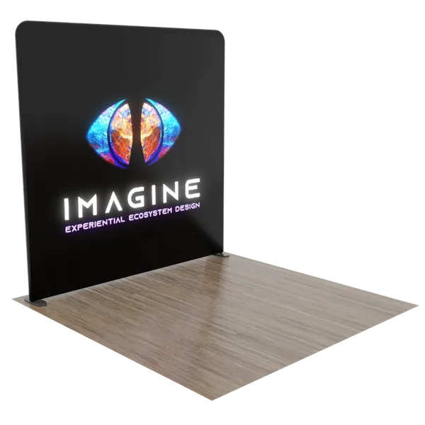 10' x 10' Backlit Display - Custom Stickers Now