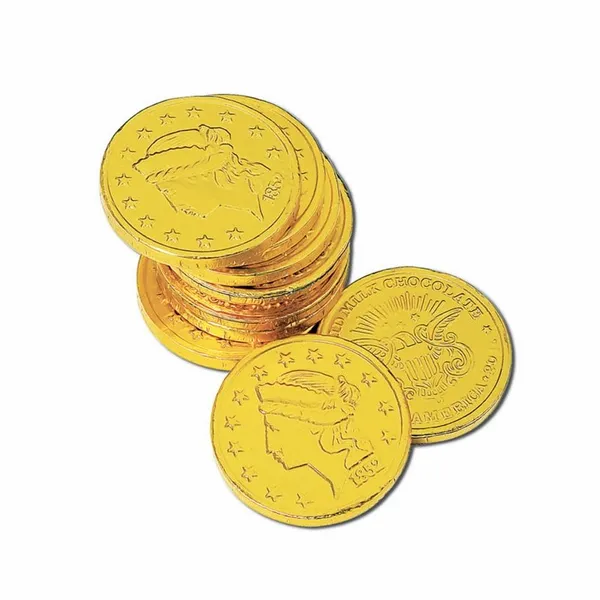 Liberty/Blank Chocolate Coin - Custom Stickers Now