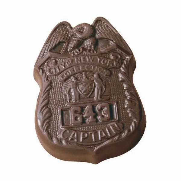 Chocolate Shapes-Badge - Custom Stickers Now
