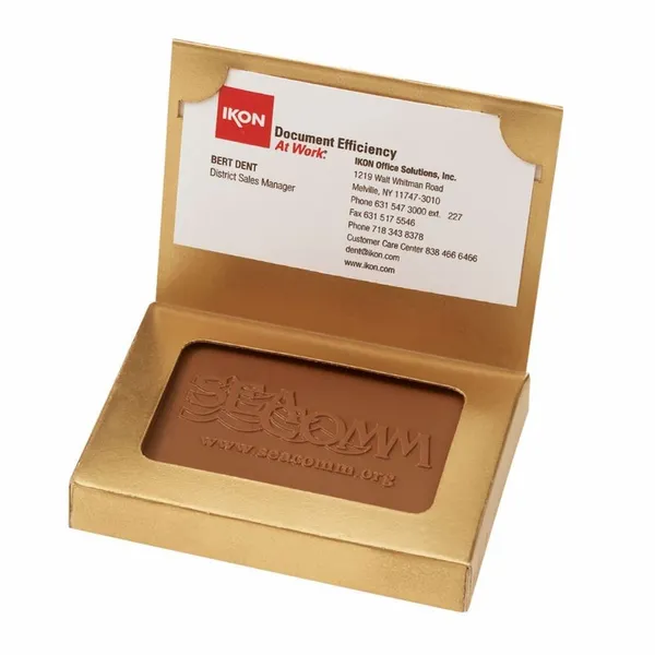 Custom Chocolate Cookies - Cookie Business Card Box - Custom Stickers Now