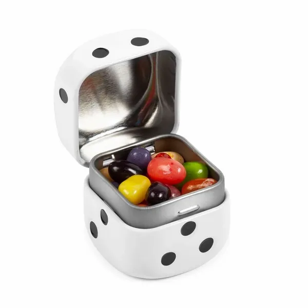 Roll the Dice Tin-Jelly Belly® - Custom Stickers Now